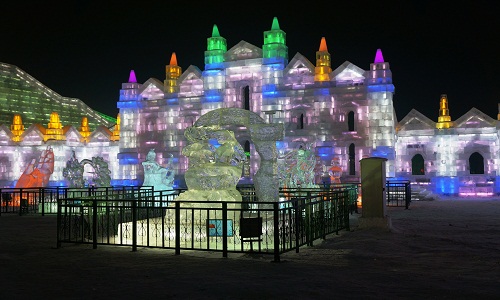 The Ice and Snow Festival in Harbin, China