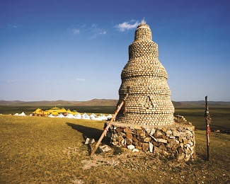 traditional building in Mongolia